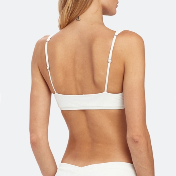 NEW Frankie's Bikinis Austin Front Knot Rib Top - Picture 15 of 15